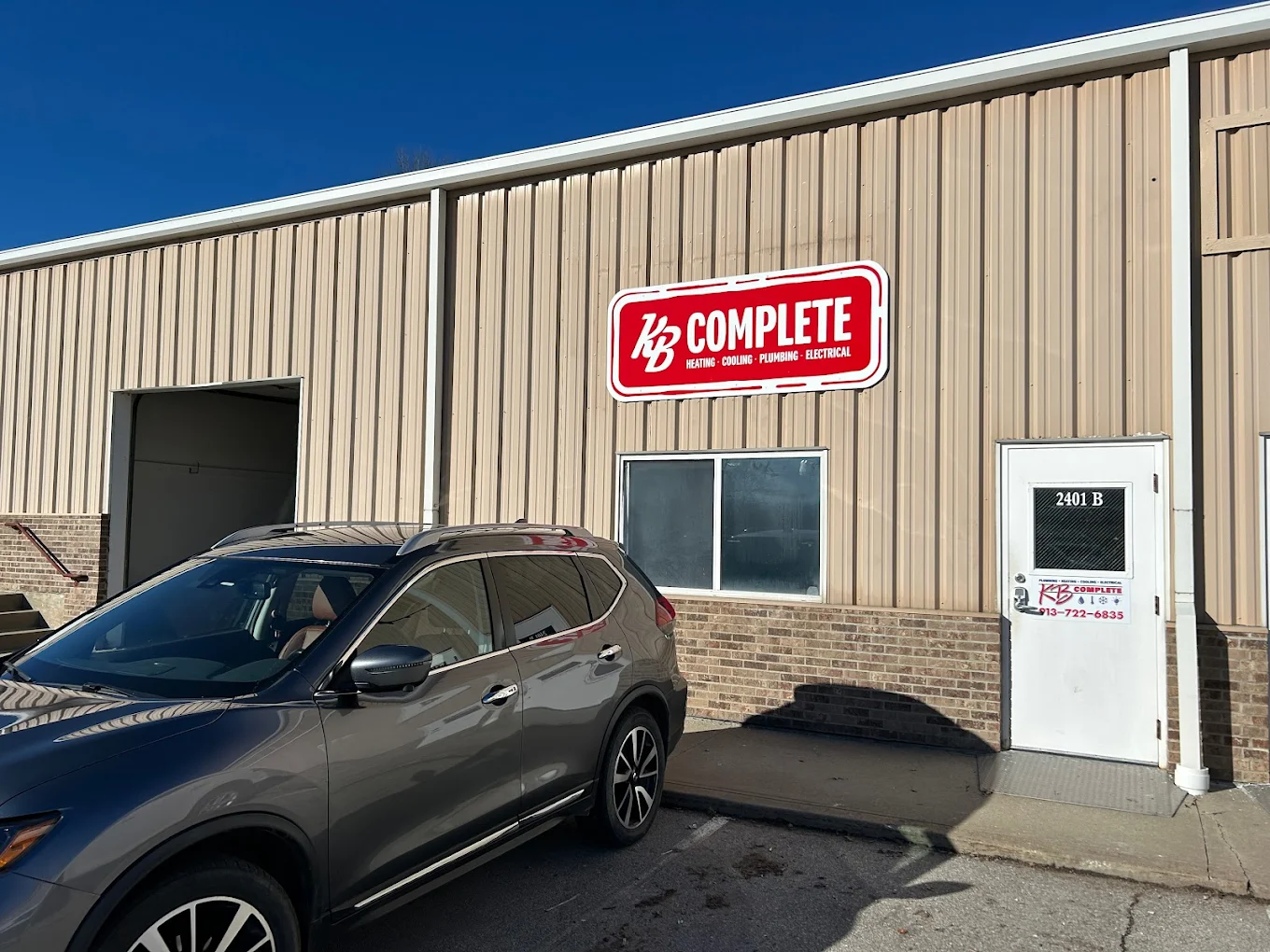KB Complete Plumbing, Heating, Cooling & Electrical Inc. building front view