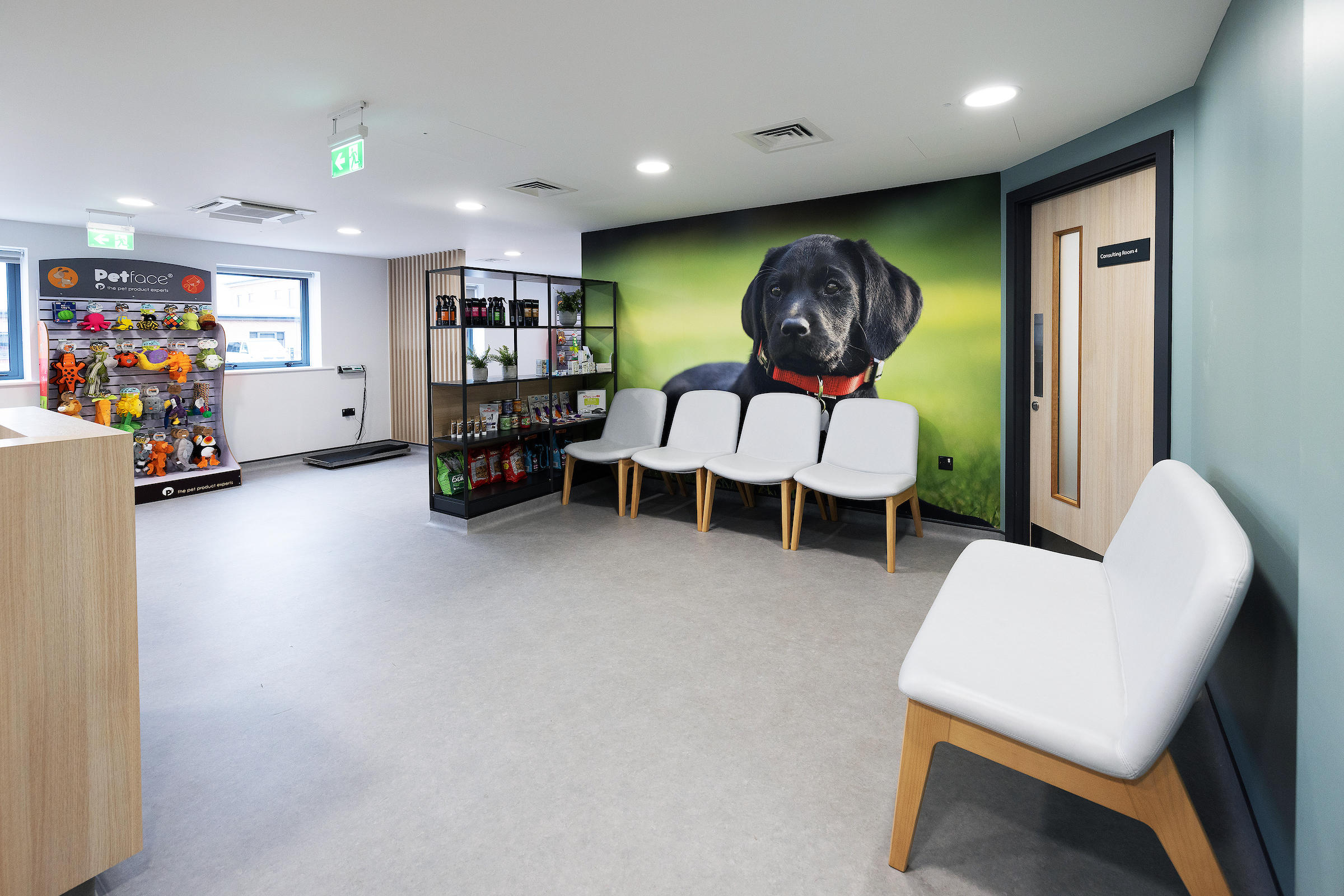 Reception and waiting area Castle Veterinary Surgeons - Bishop Auckland Bishop Auckland 01388 450700