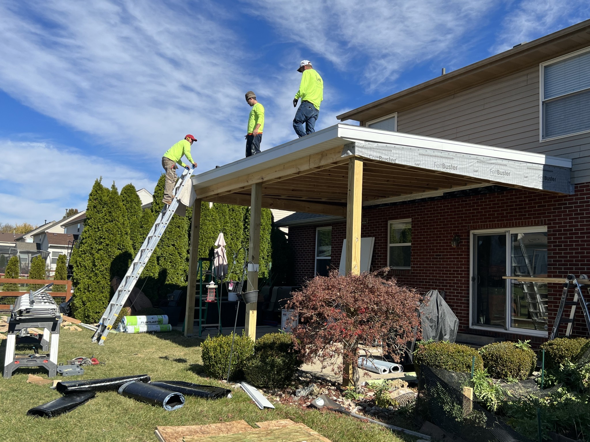 patio cover build