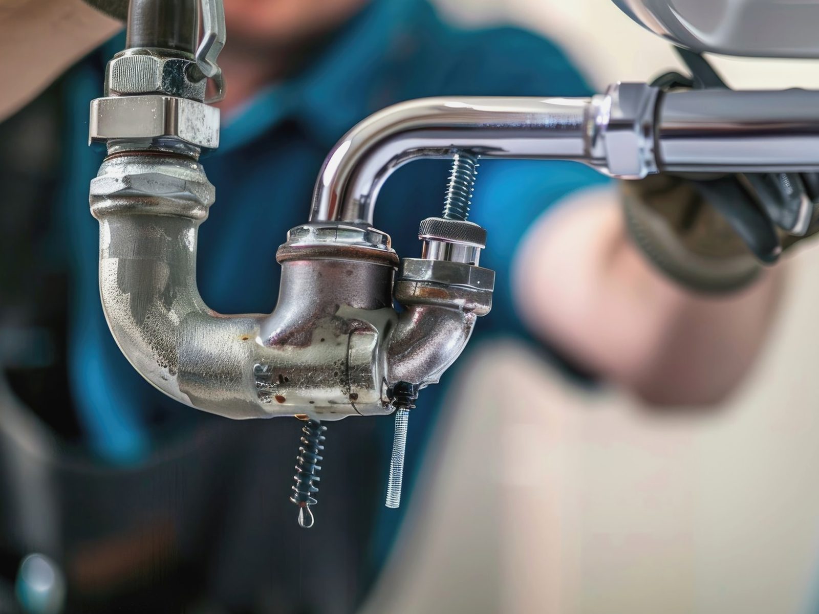 Custom &amp; Master Plumbing Logo