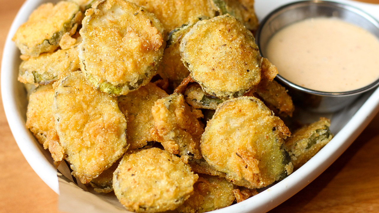 Lightly breaded, served with rosette sauce.