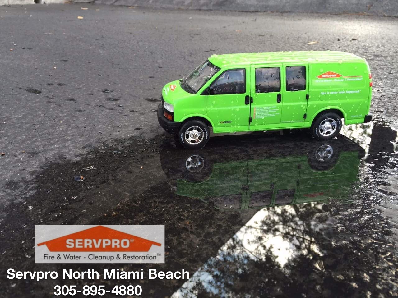 No job is too big or small. When emergencies strike call your North Miami Servpro for all your Mold/Fire/Water needs!