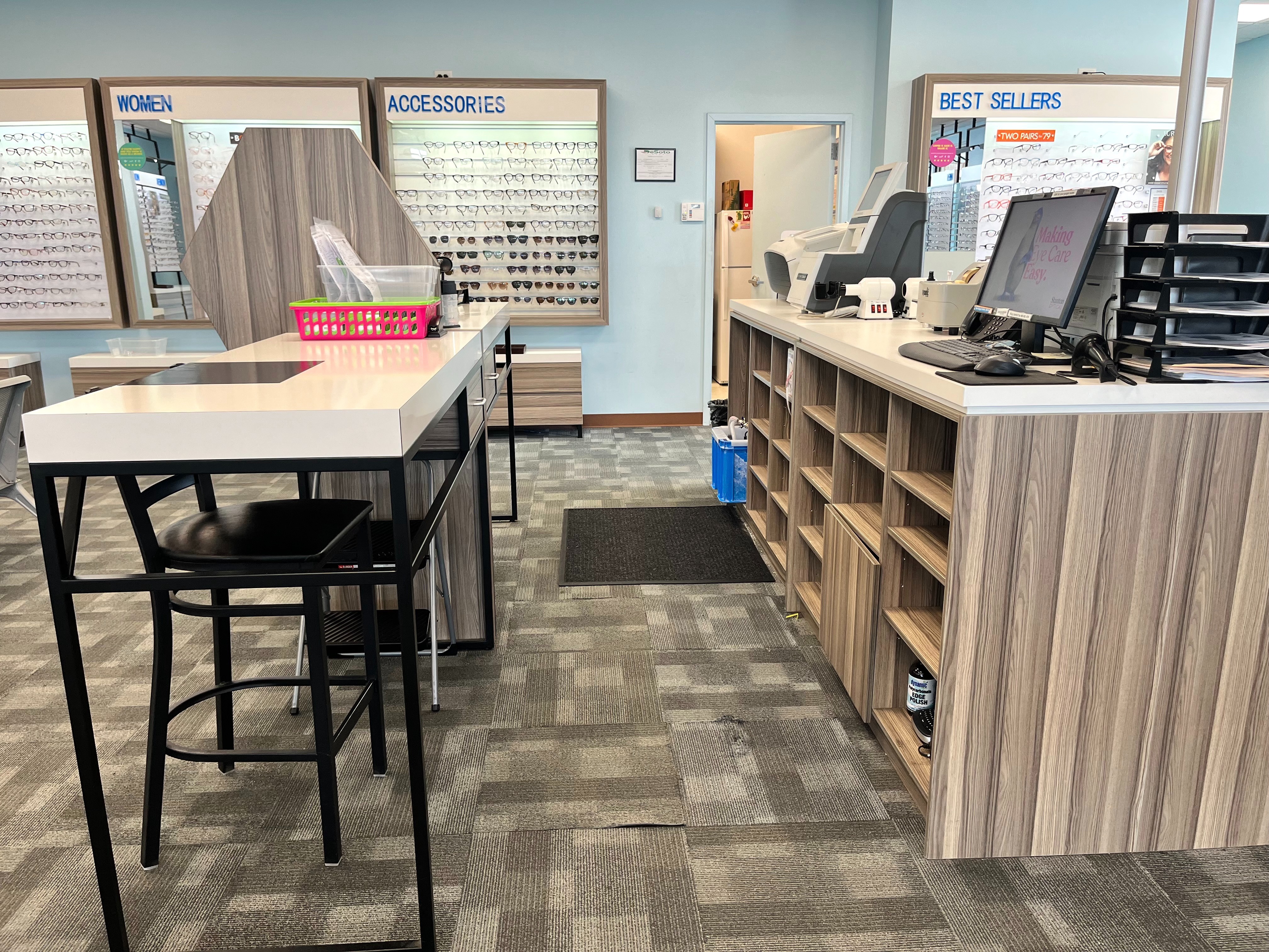 Store Interior at Stanton Optical Store DeSoto TX 75115