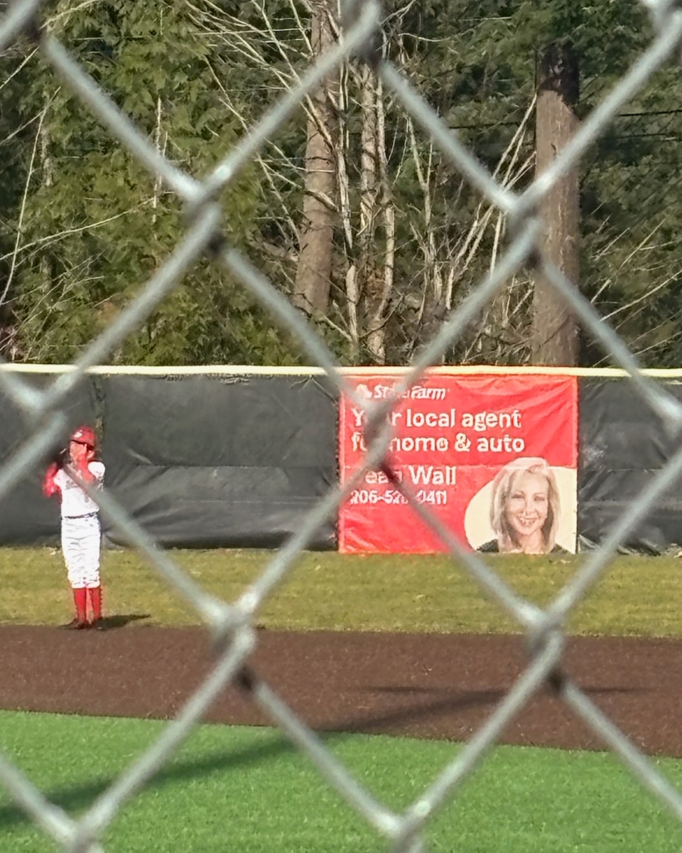 We loved seeing this banner at the baseball game!