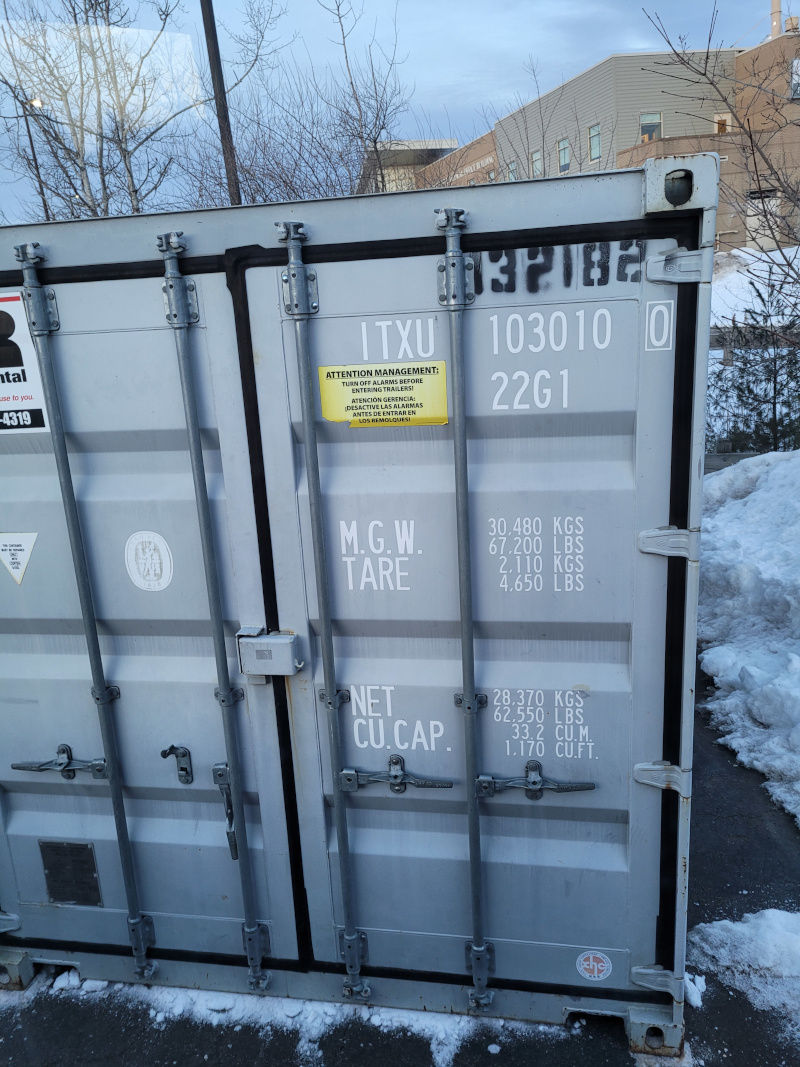 Holiday Inn in Biddeford, Maine, is undergoing a remodel, and Abco Rental & Storage, Inc. supplied f 