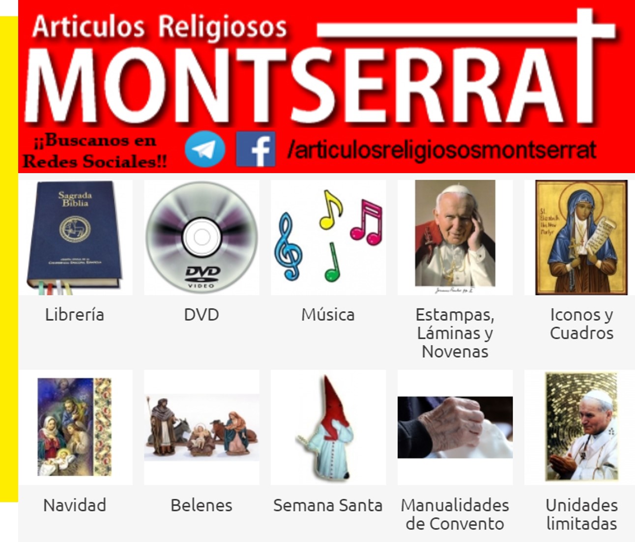 Images Artículos Religiosos Montserrat