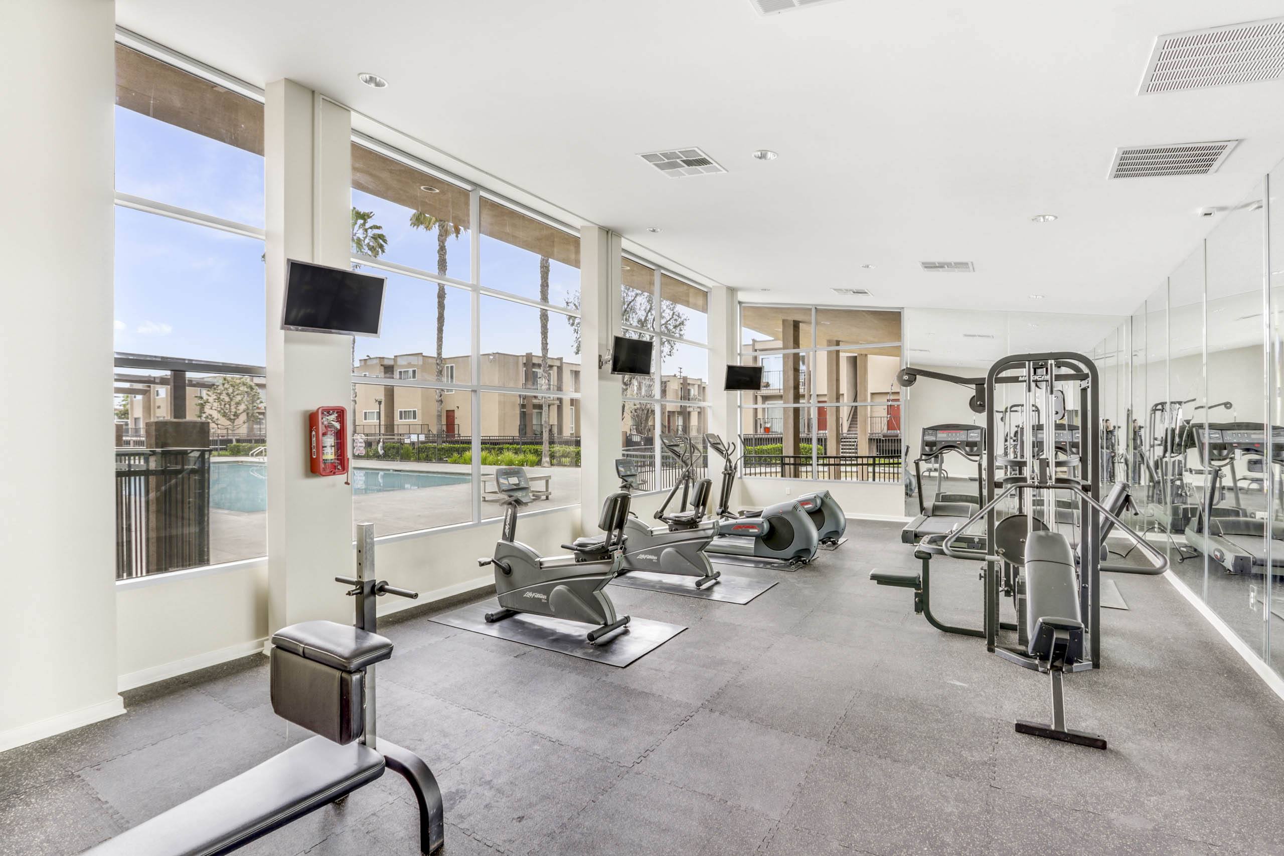 Gym with Equipment