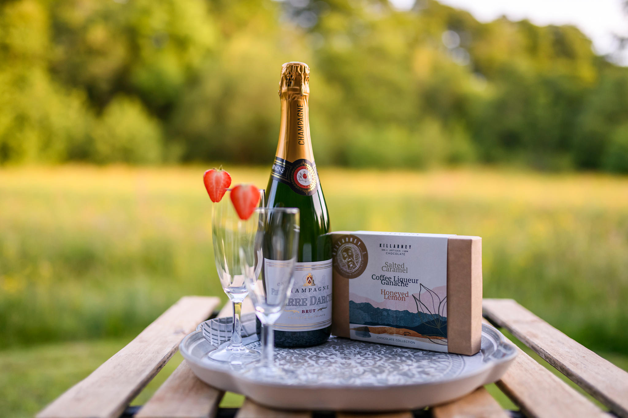 For Killarney Special Occasions they are delighted to provide a selection of upgrades from Prosecco  Killarney Glamping At The Grove Kerry 087 975 0110