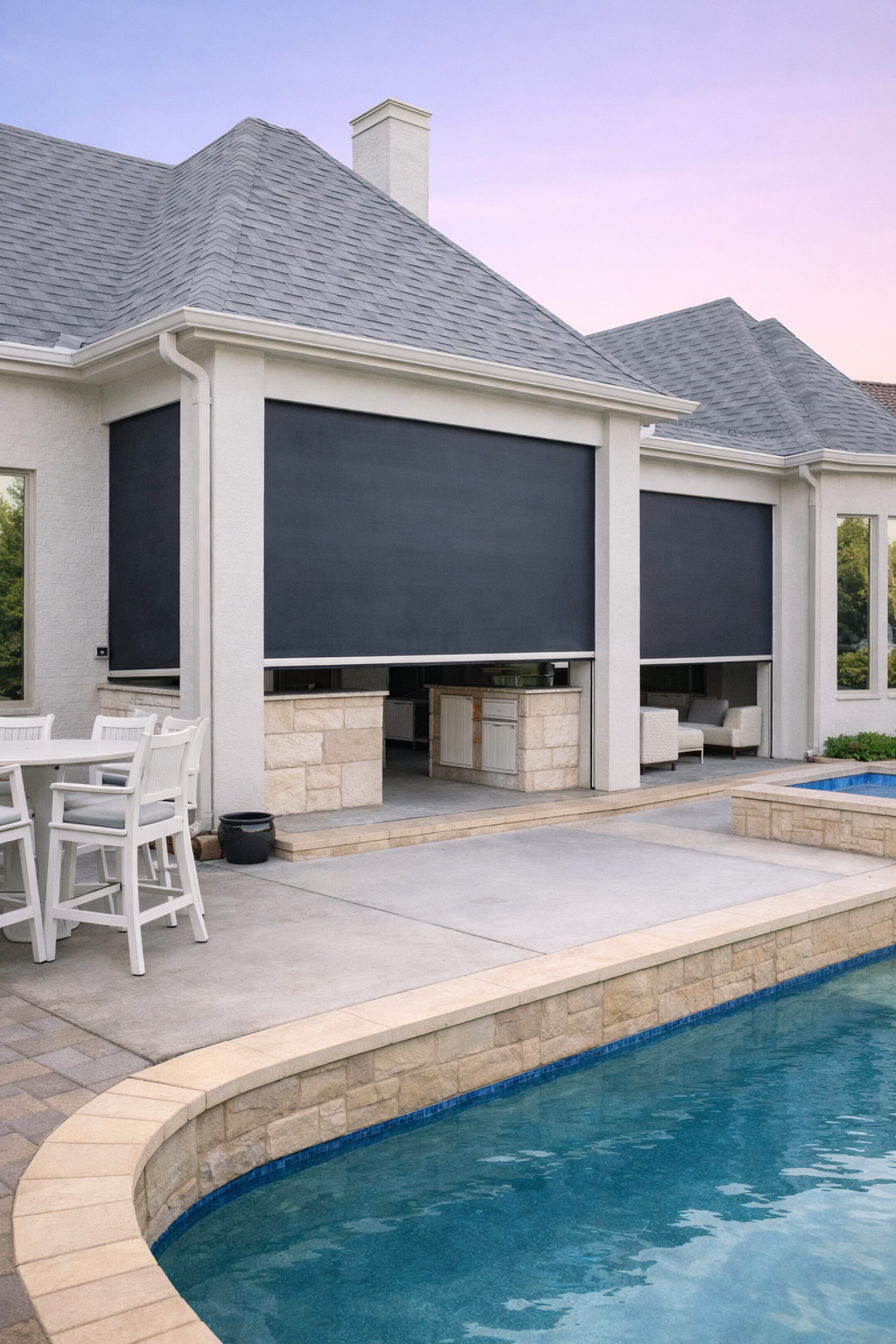 Blinds 
Indoor and Outdoor 
Call us to schedule your FREE estimate at (786) 597-1085. 
