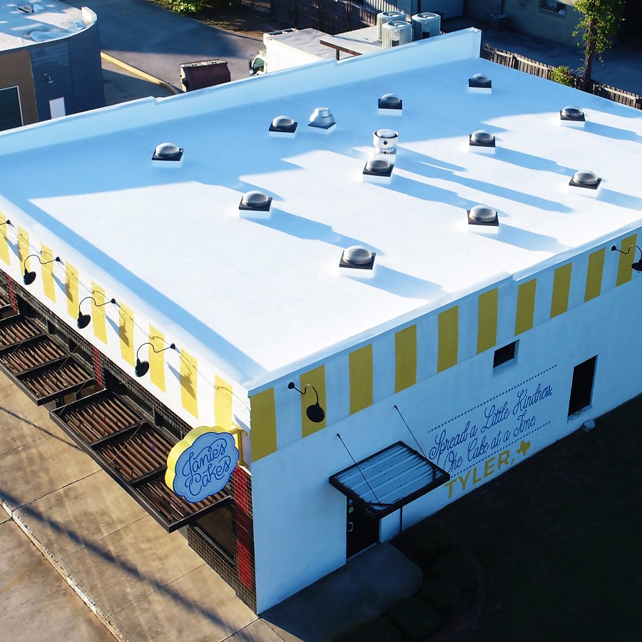 Commercial roof in Tyler, TX 