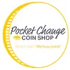 Pocket Change Coin Shop Logo
