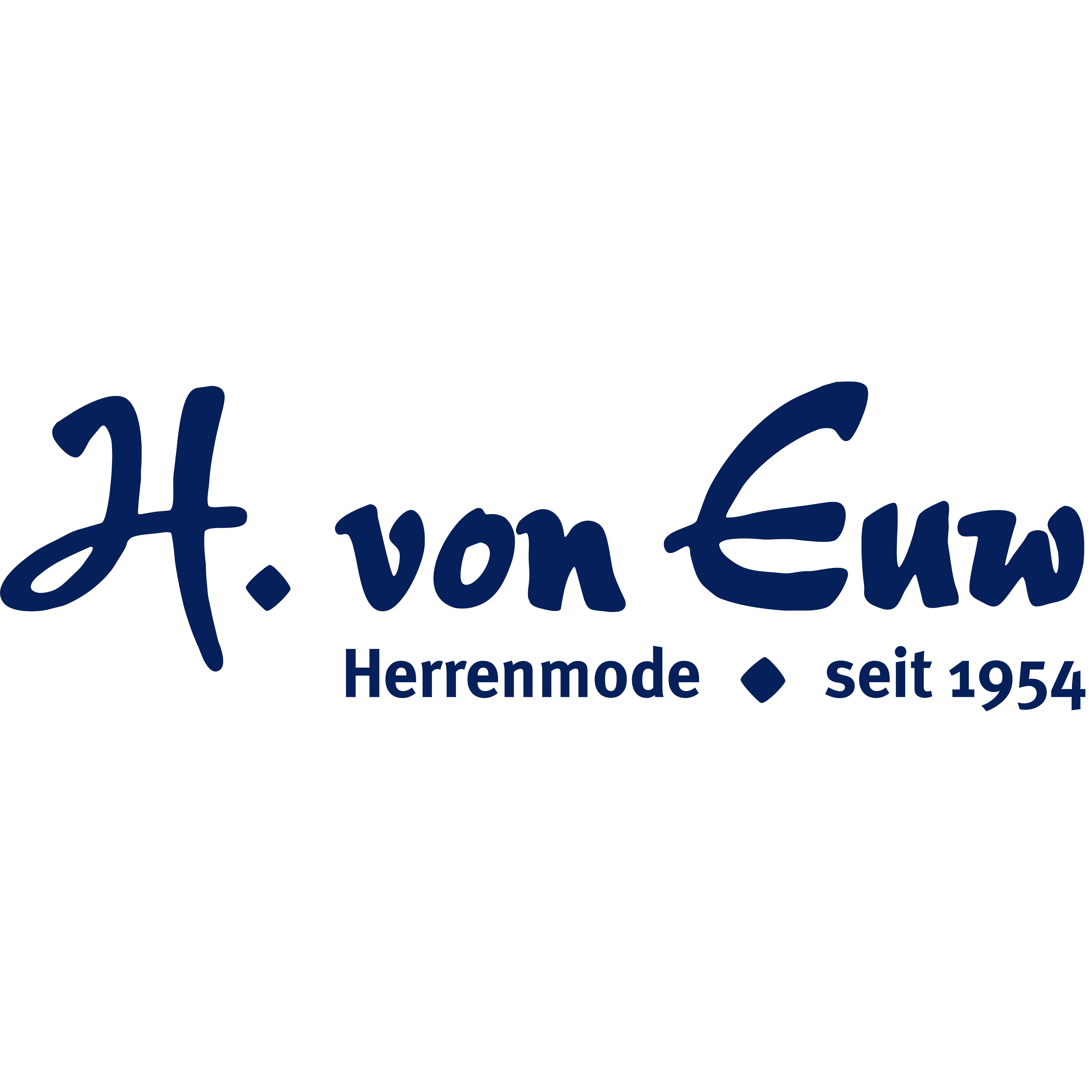 Herrenmode H. von Euw Logo