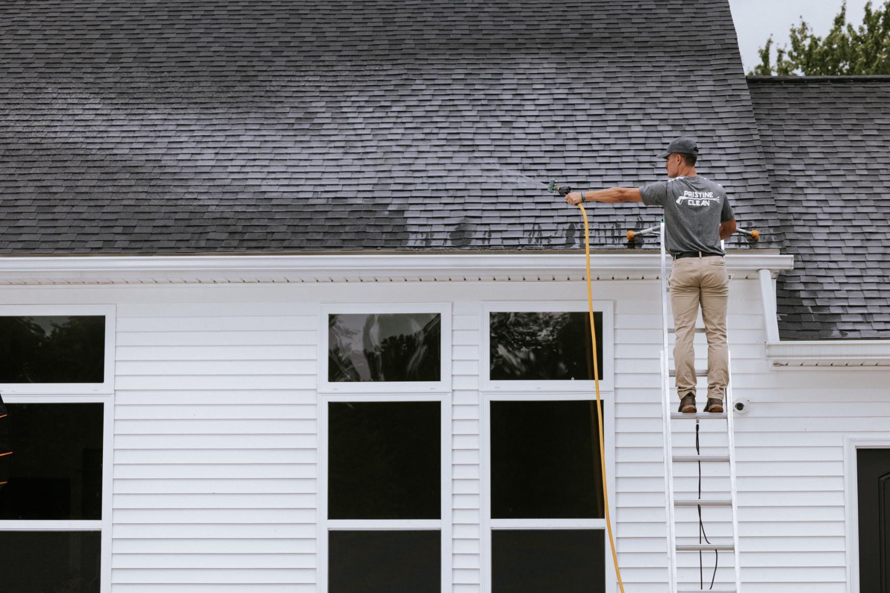 Pristine Clean Employee Roof Cleaning