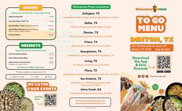 Images Shawarma Press - Denton