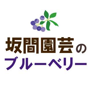 坂間園芸のブルーベリー Logo