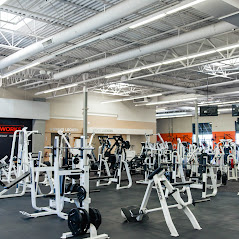 Weight training equipment at FITWORKS Rocky River.
