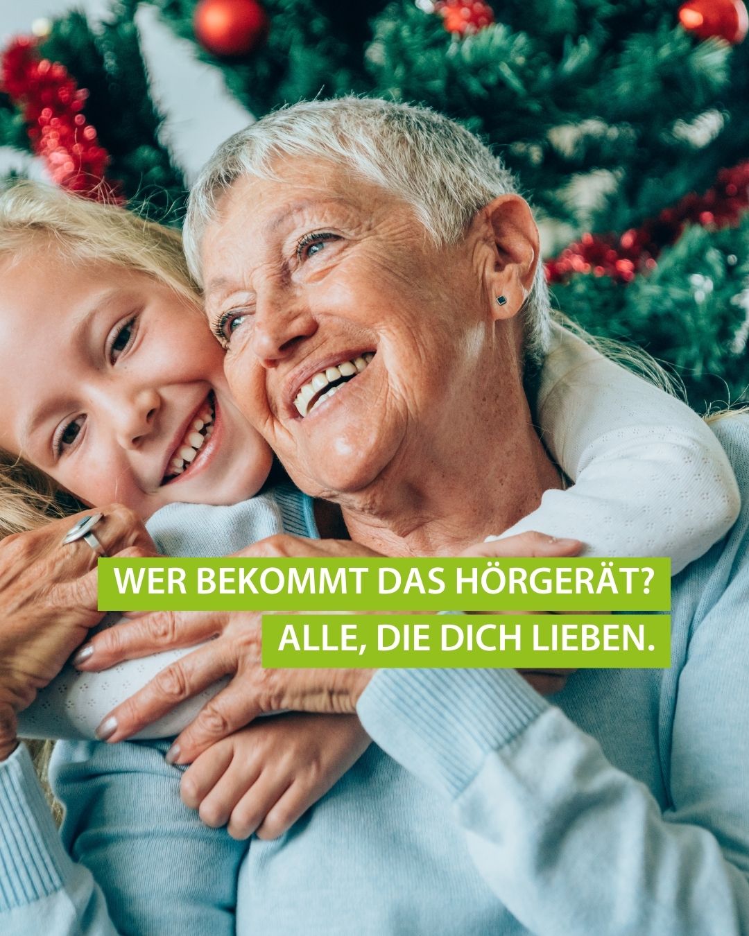 Bild zu ¿¿¿¿¿¿¿ Ein Hörgerät bekommt nicht nur die Person, die es trägt – sondern alle, die sie lieben.