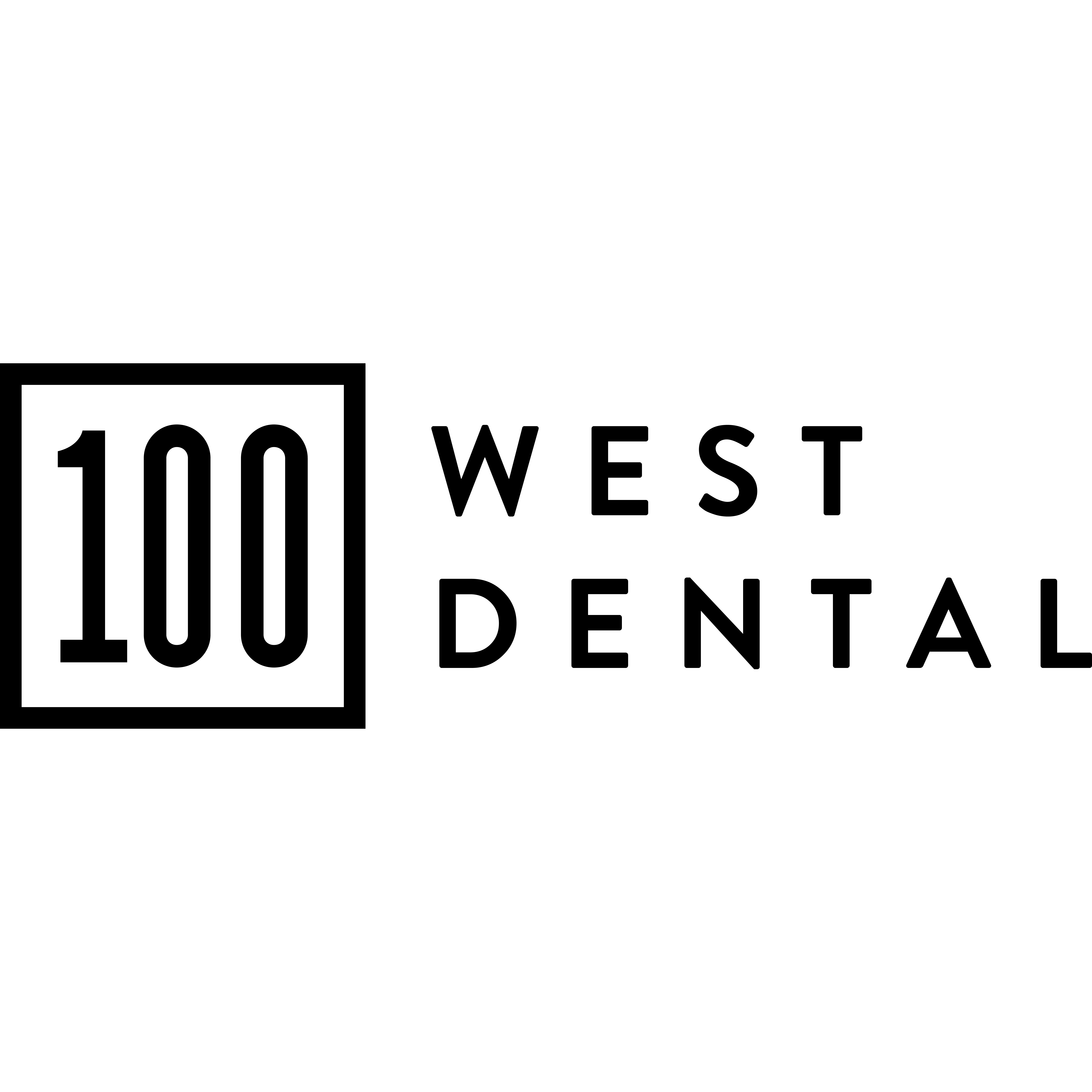 100 West Dental Logo