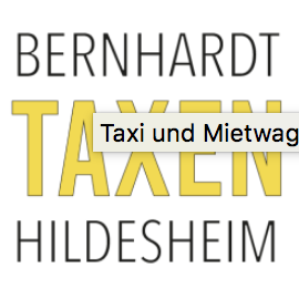 Logo Taxi und Mietwagenbetrieb Bernhardt