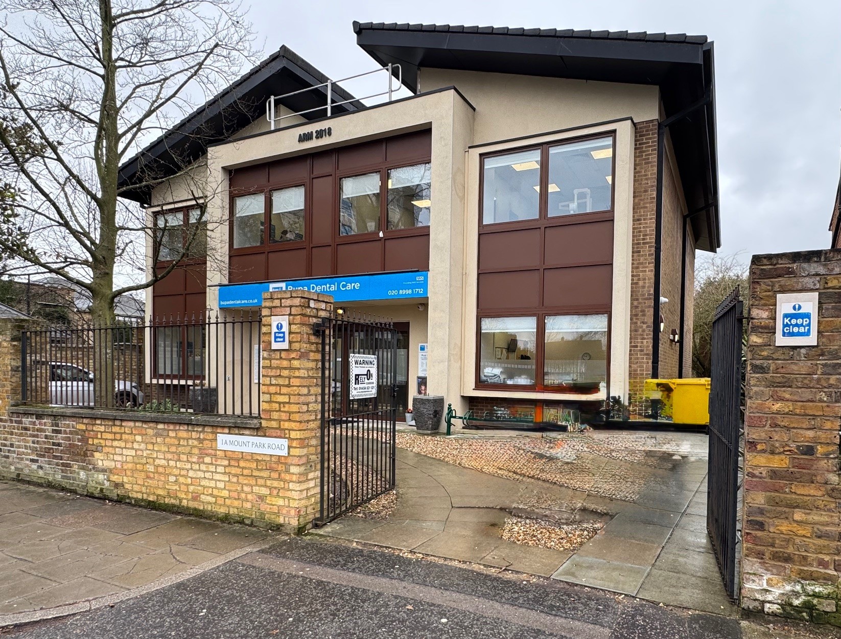 Front of the building