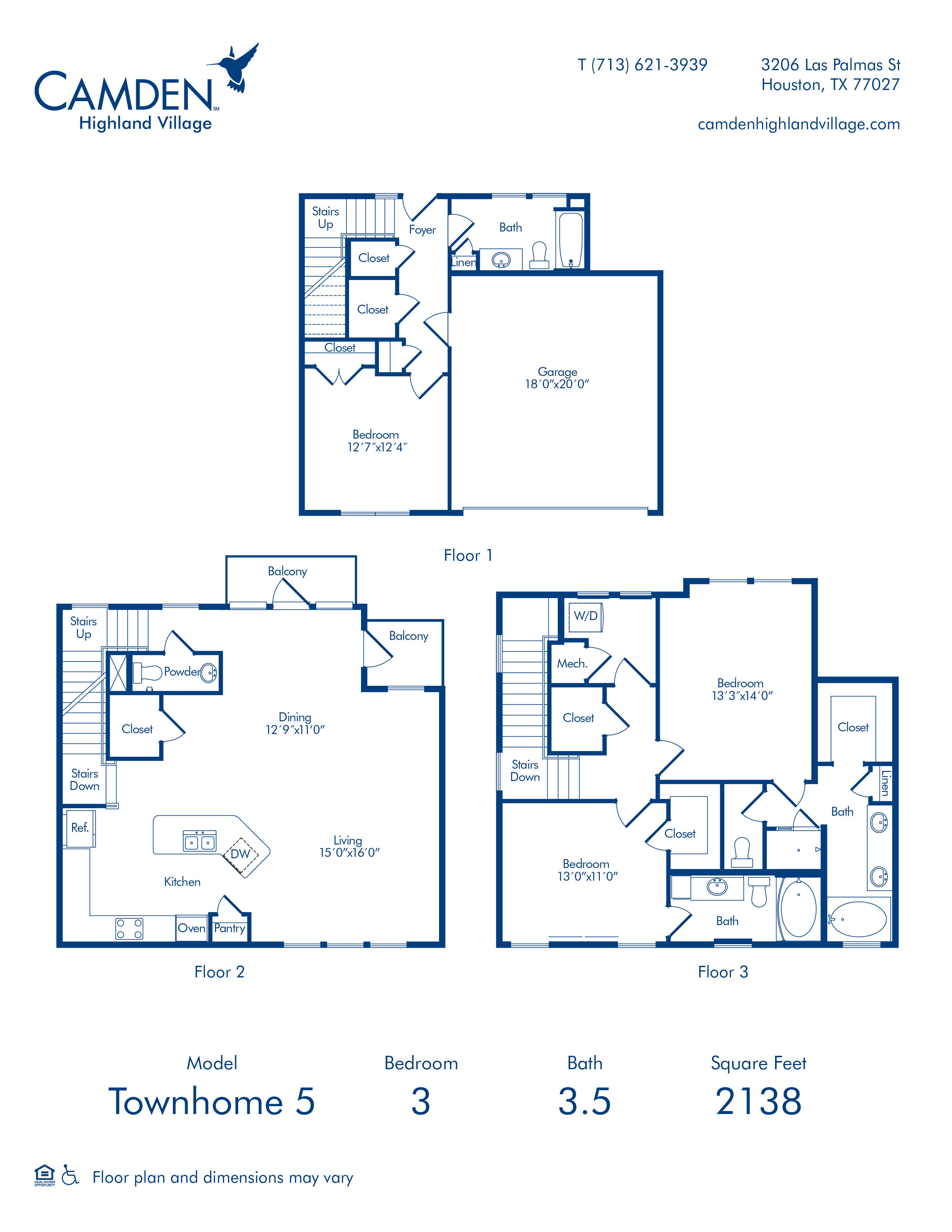 Camden Highland Village Apartments and Townhomes Photo