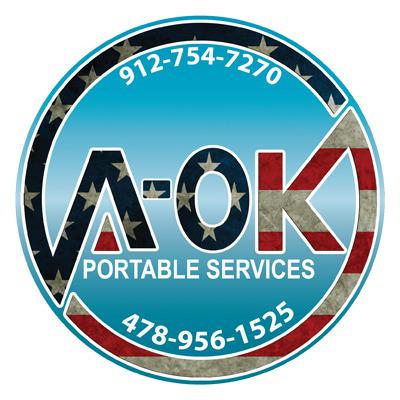A-OK Portable Services Logo