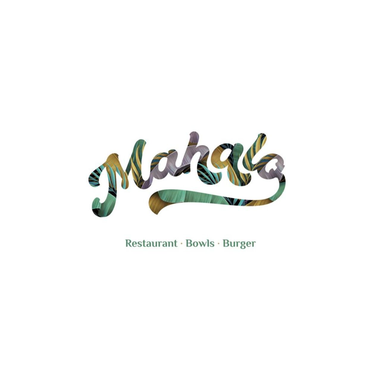 Logo Mahalo Burger, Bowls & Hot Stone Steaks