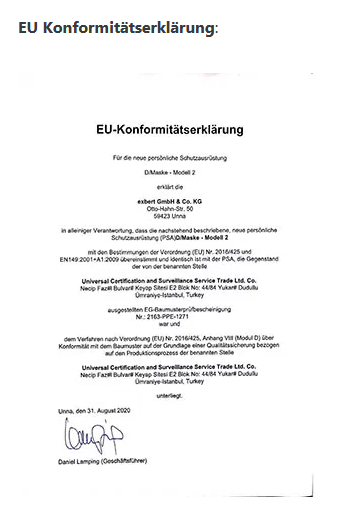 D/Maske - exbert GmbH & Co. KG, Otto-Hahn-Str. 50 in Unna