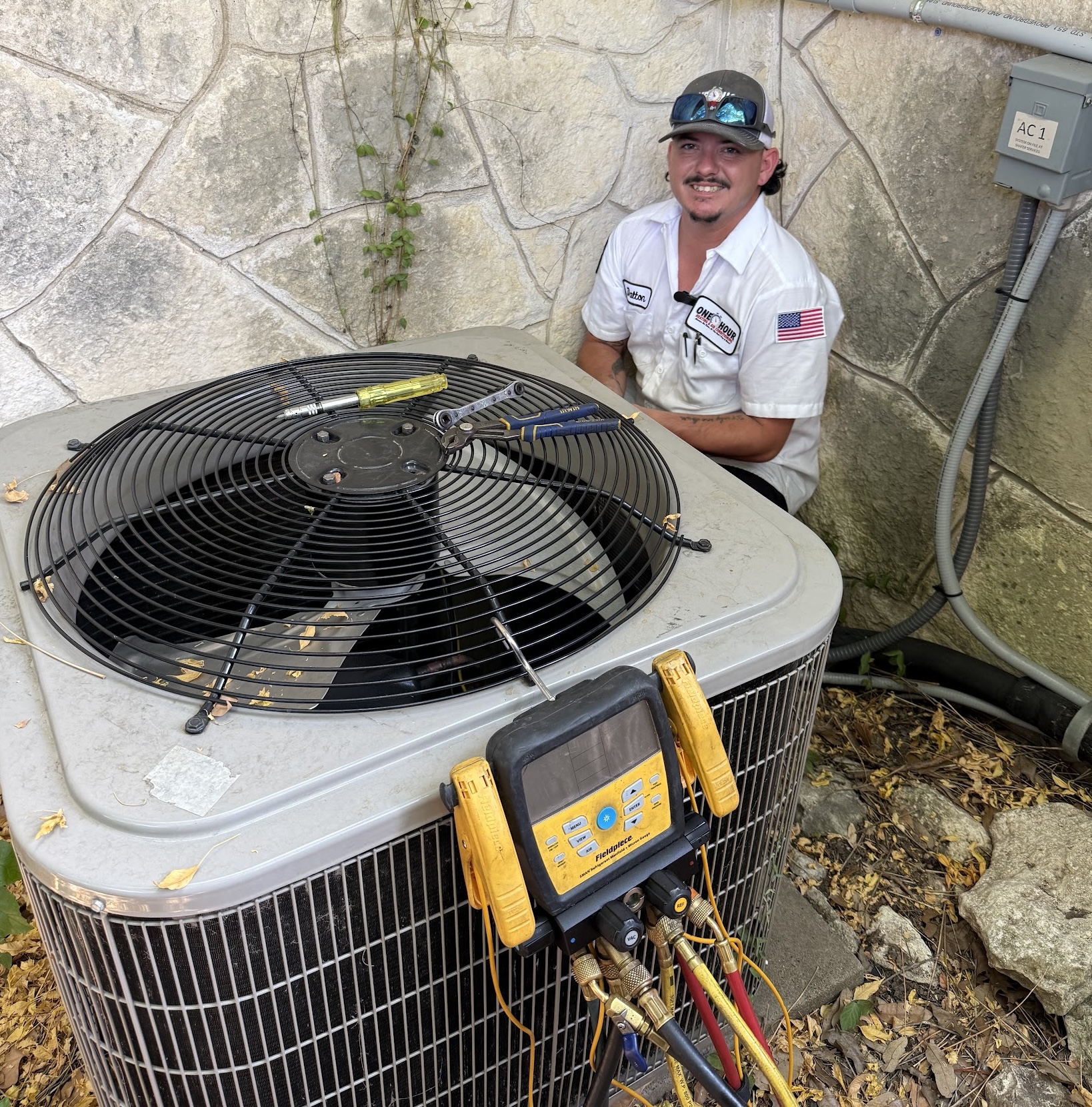When your air conditioner breaks down, you can count on One Hour Heating & Air Conditioning for reli 