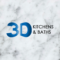 3D Kitchen And Bath Logo