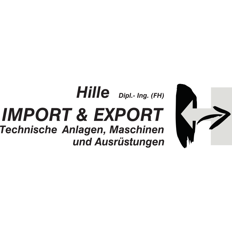 Logo Hille Import & Export Technische Anlagen, Maschinen