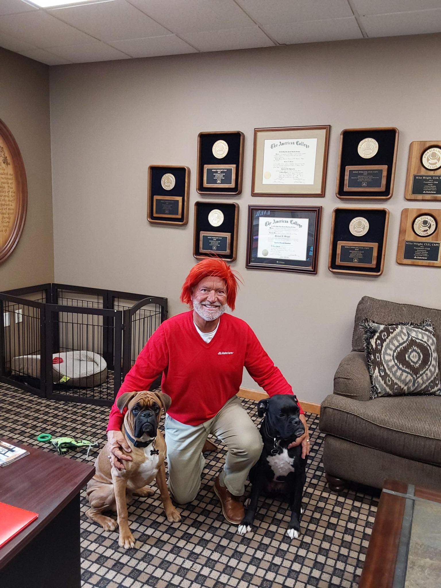 Just a man and his dog! Visit our State Farm office today for a free insurance quote!