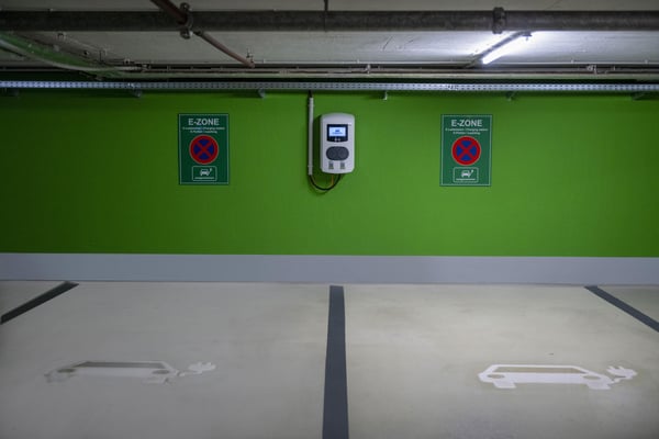 Elektroladesäule im Maritim Hotel Darmstadt