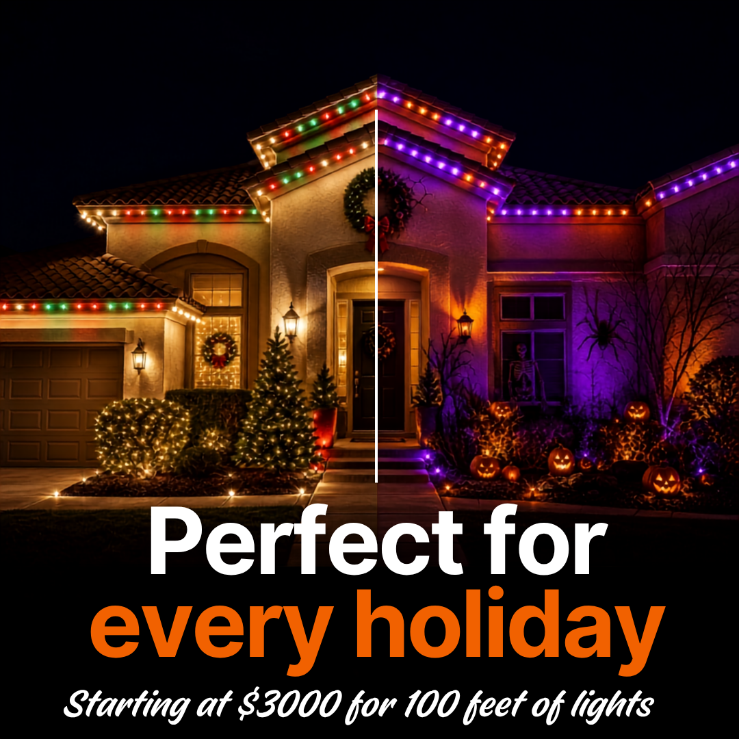 Exterior lighting for every holiday in Reno NV 