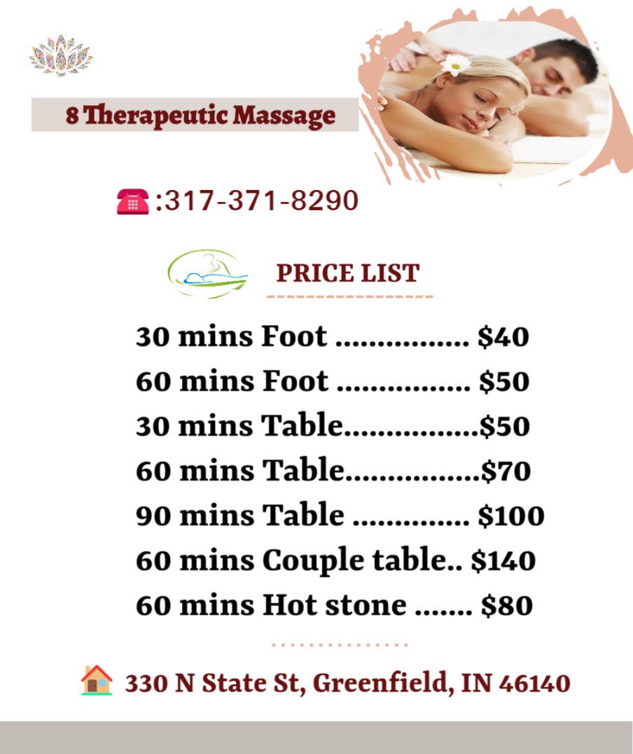 A Great Massage at a Great Price at 8 Therapeutic Massage