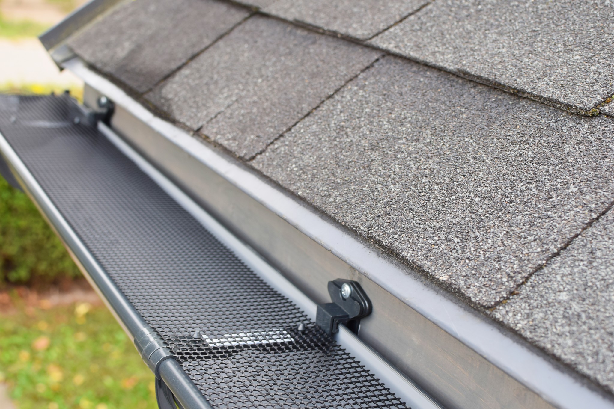 We also install Gutter Guards to help reduce the need for gutter cleaning Richards & Swift Roofing Troy (248)544-3908