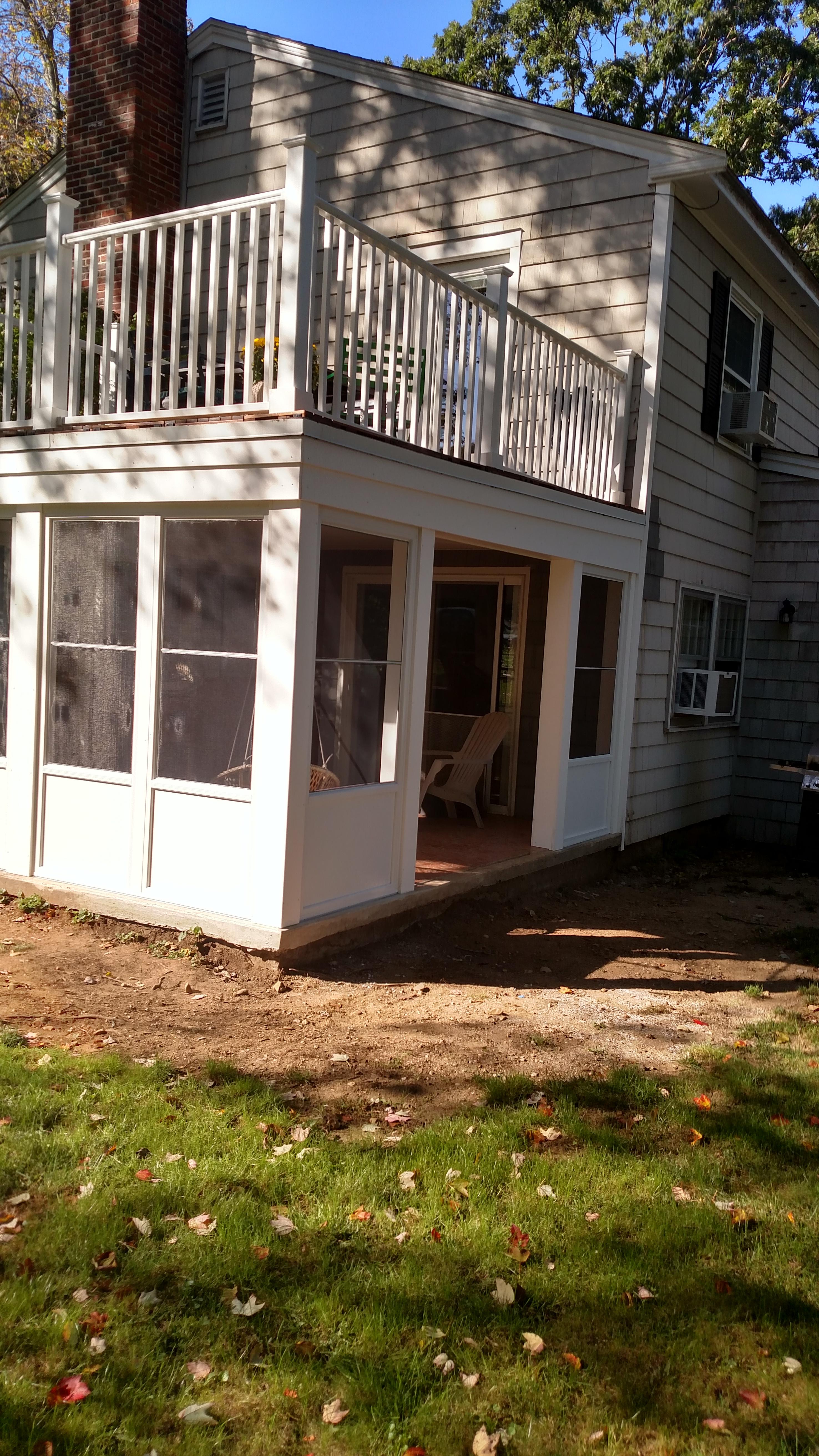 Hampton NH porch renovation