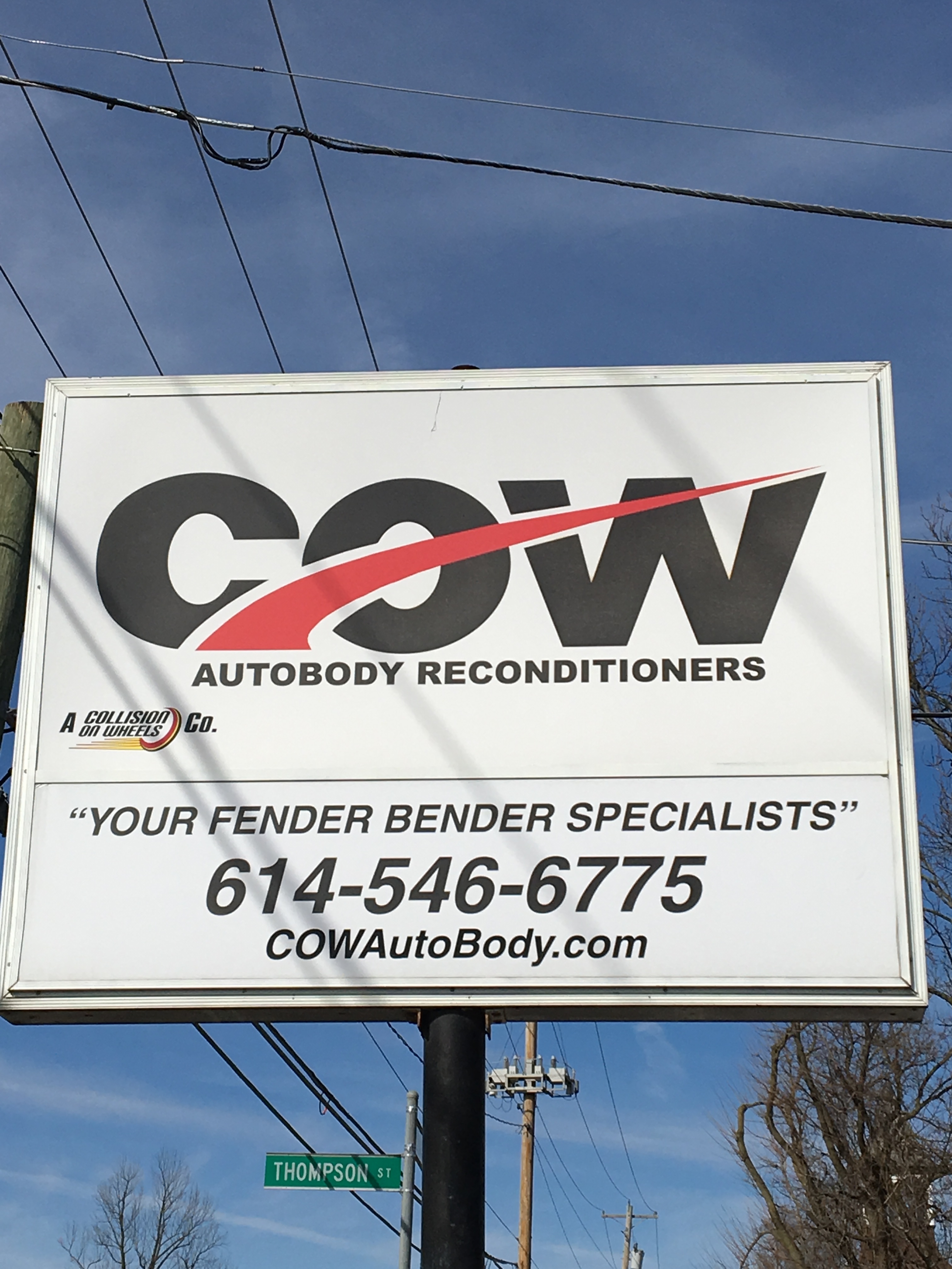 COW Autobody Reconditioners Columbus (614)956-1378