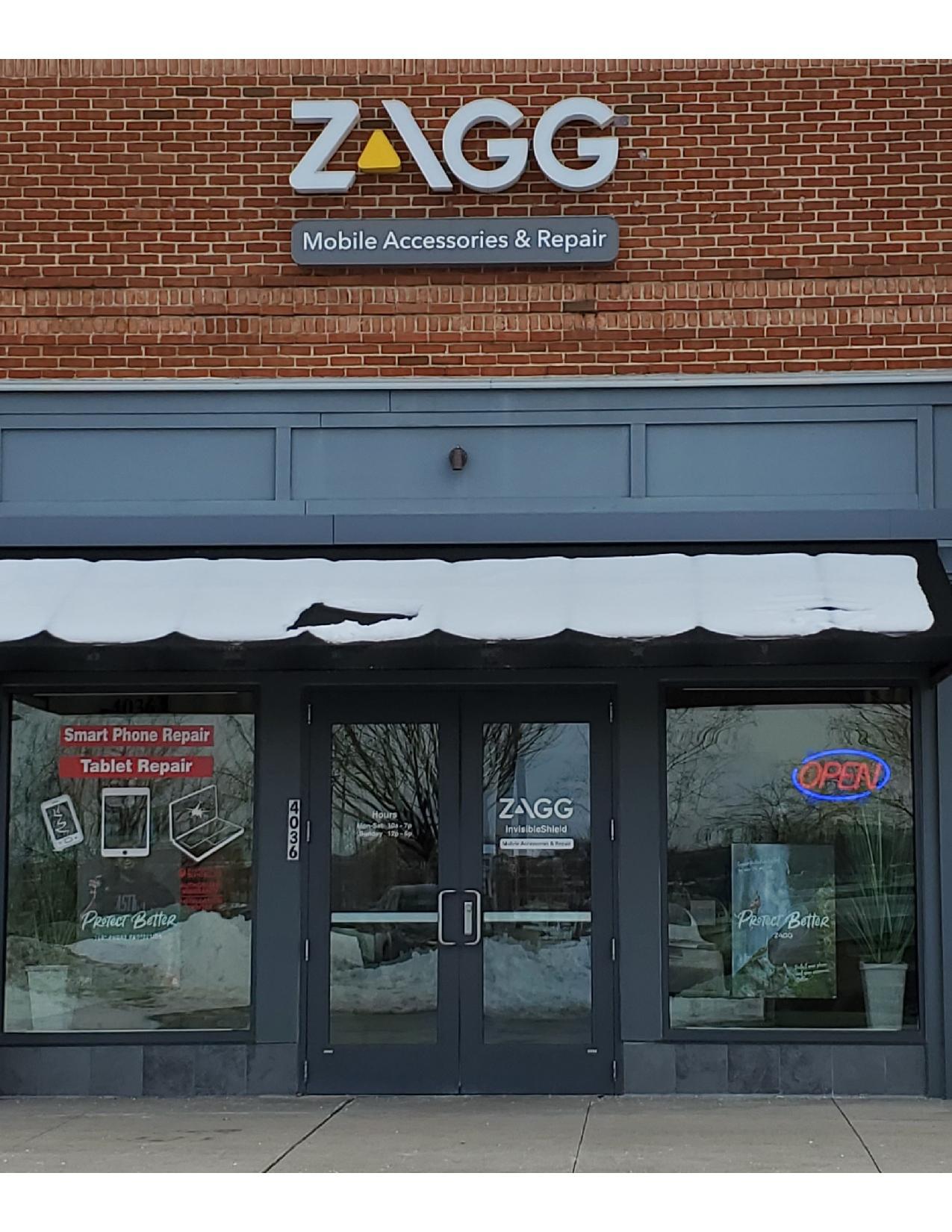 Storefront of ZAGG Easton Mall OH