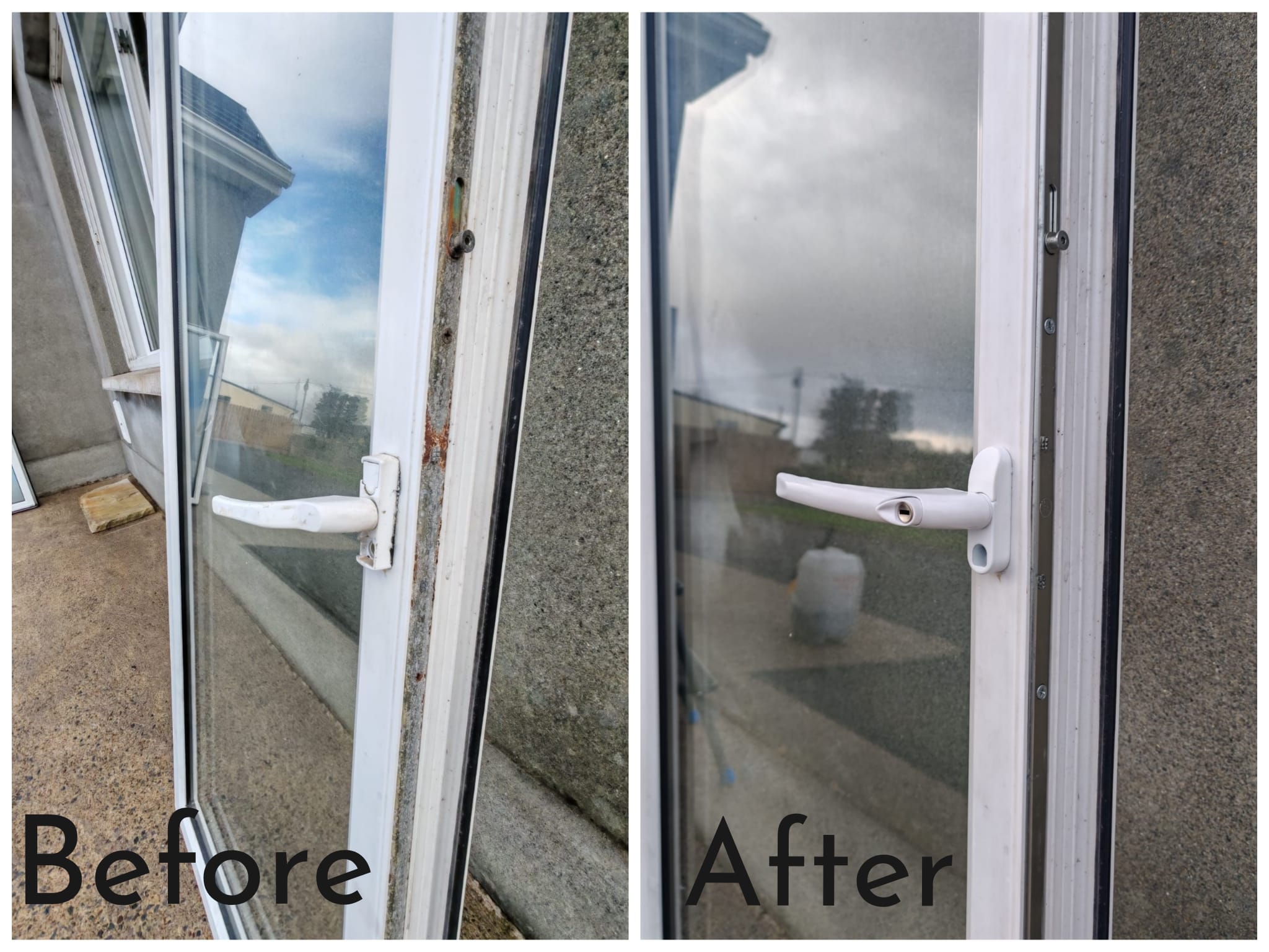 New Window Lock and Handle Replacement