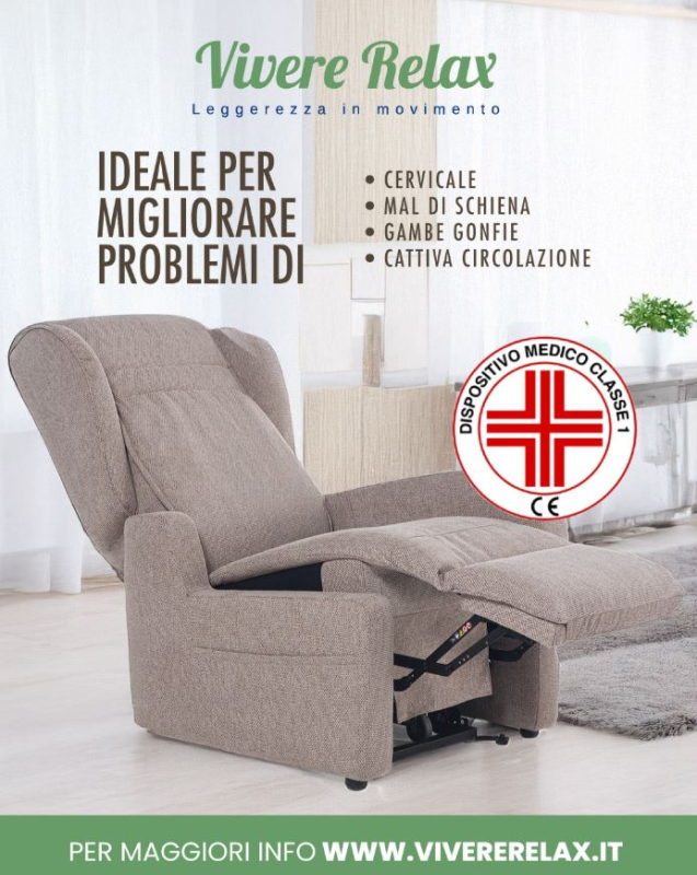 Images Vivere Relax - Poltrone Relax-Poltrone Alzapersona-Poltrone per Anziani