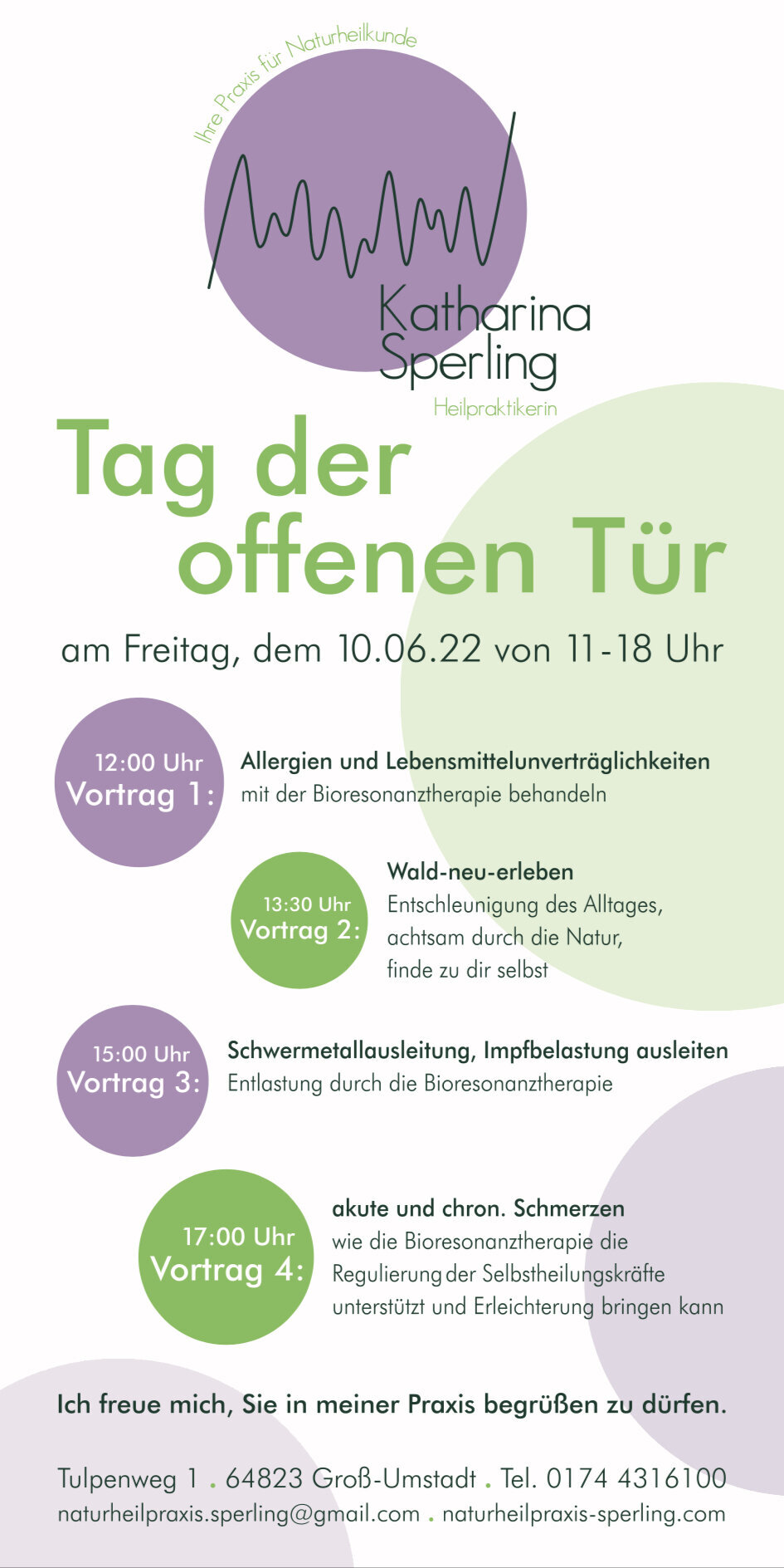 Praxis für Naturheilkunde und Osteopathie, Tulpenweg 1 in Groß-Umstadt