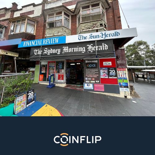 CoinFlip Bitcoin ATM - Meadowbank Newsagency (Meadowbank) Meadowbank (13) 0068 9526