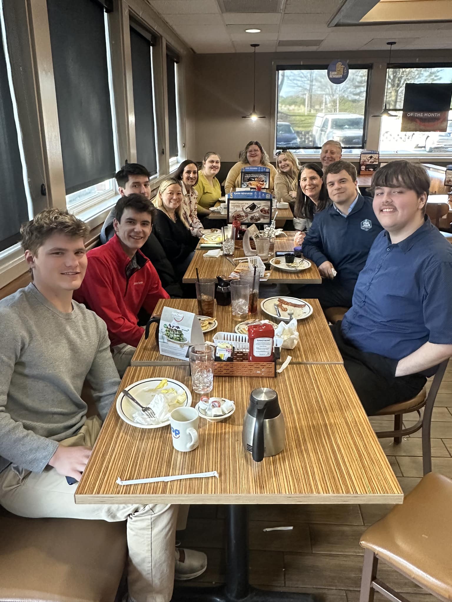 We had a great monthly breakfast at IHOP today to celebrate our team!