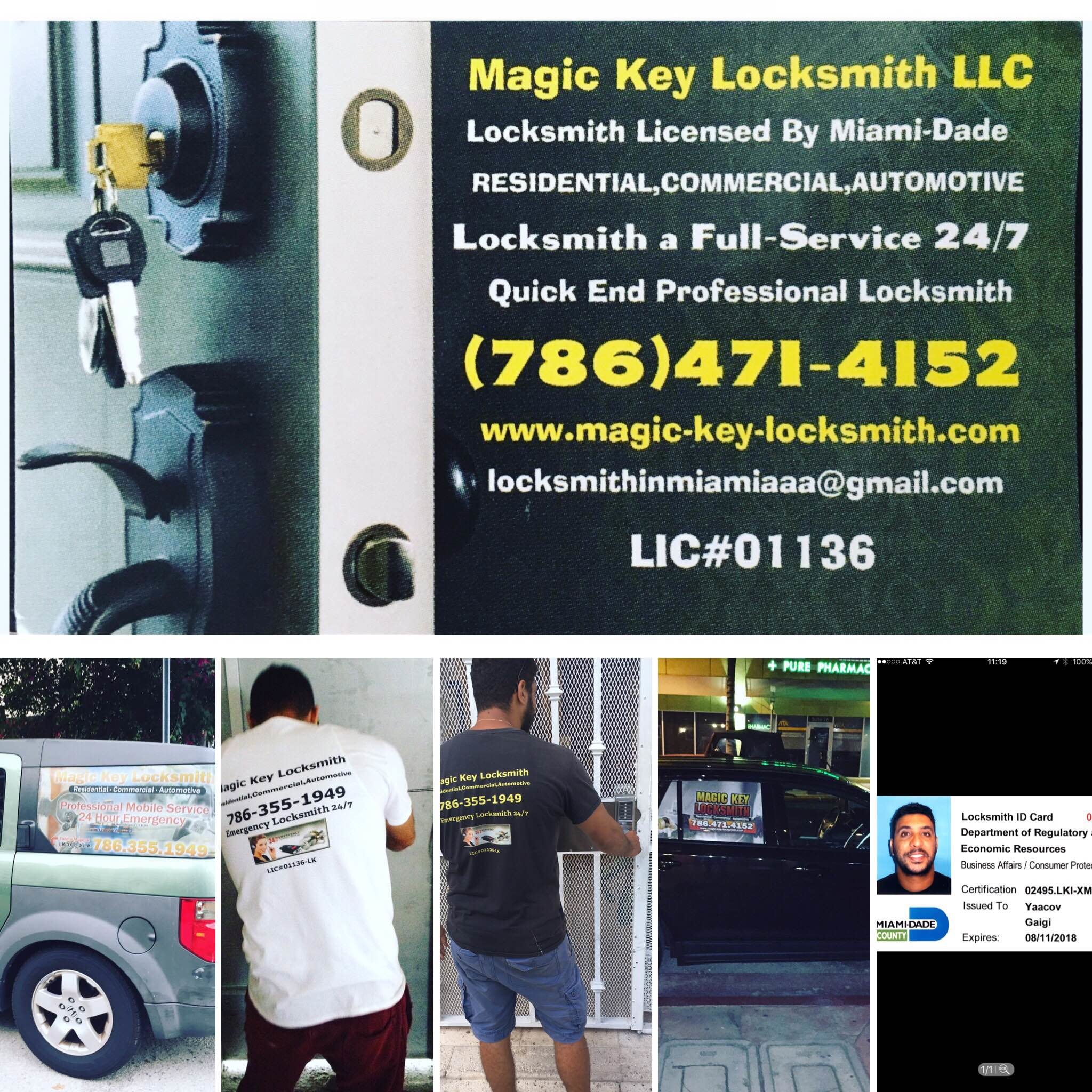 Magic Key Locksmith Logo