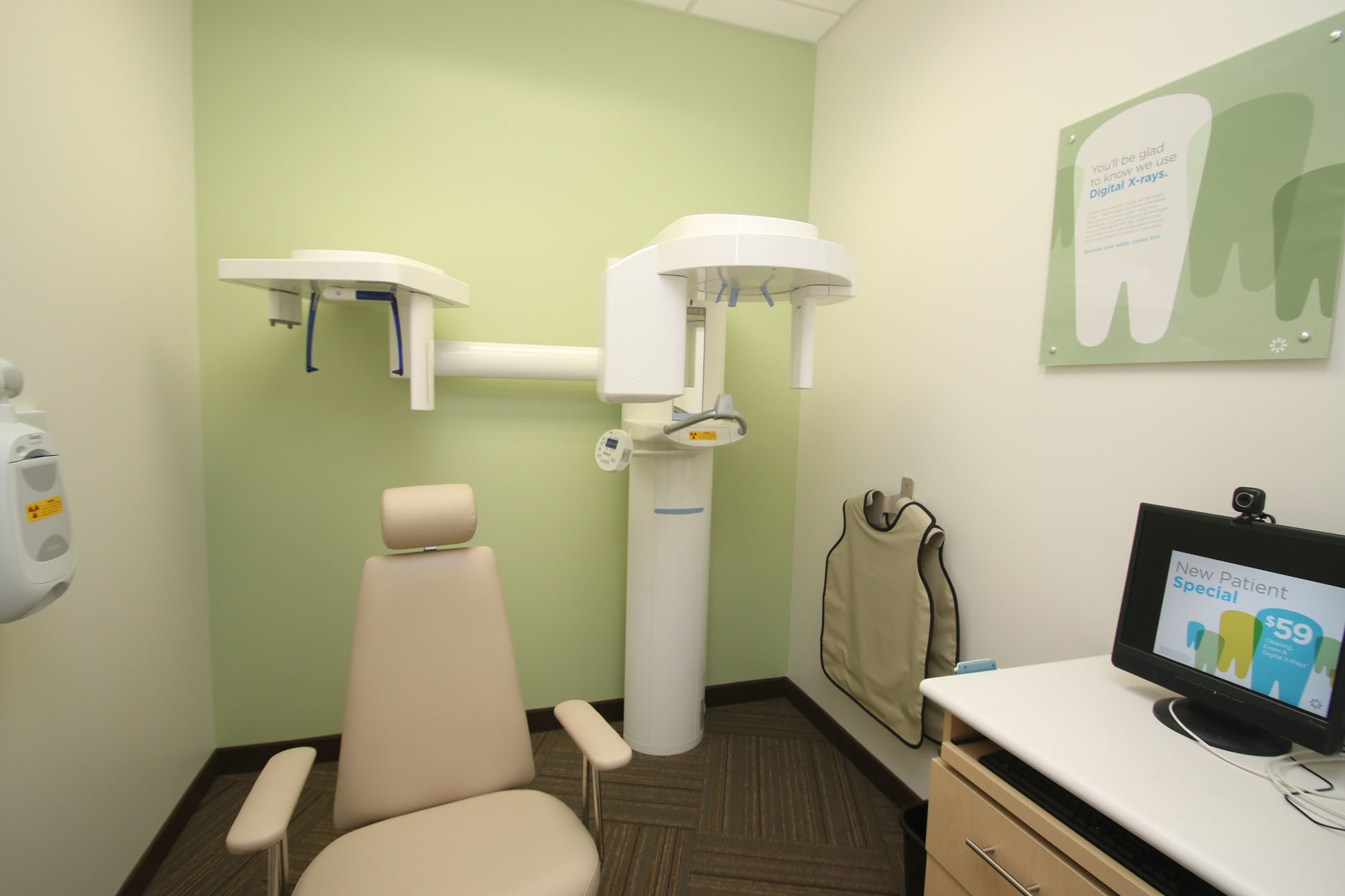 Digital X-rays offer a huge advantage in early detection and preventive services.