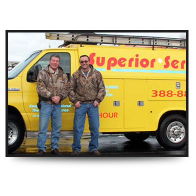 Superior Service Heating, Cooling & Refrigeration Logo
