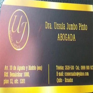 Dra. Úrsula Jumbo Abogada