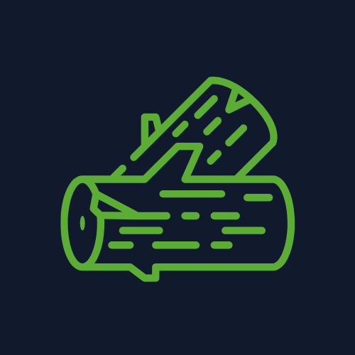 Medienos pardavimas iliustracija