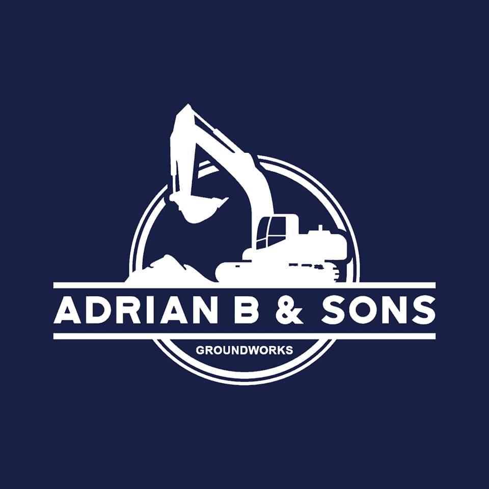 Adrian B & Sons Groundworks Logo